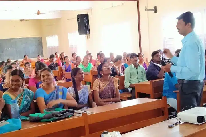 Students and teacher in the classroom